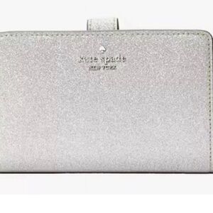 NWT Kate Spade Glittering Lunar Light Bifold Wallet